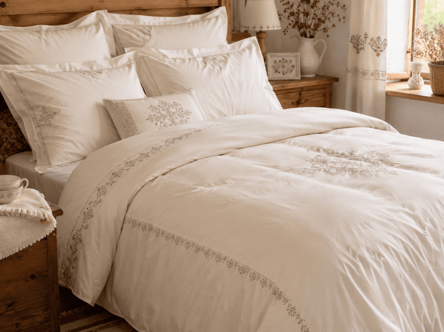 Parure de Lit Taie dOreiller 70x80 Linge de maison