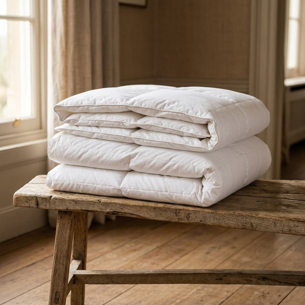 COUETTE 140x200 en Plume Duvet oie1800 gr.