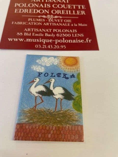 MAGNET FOLK CIGOGNES POLONAISES