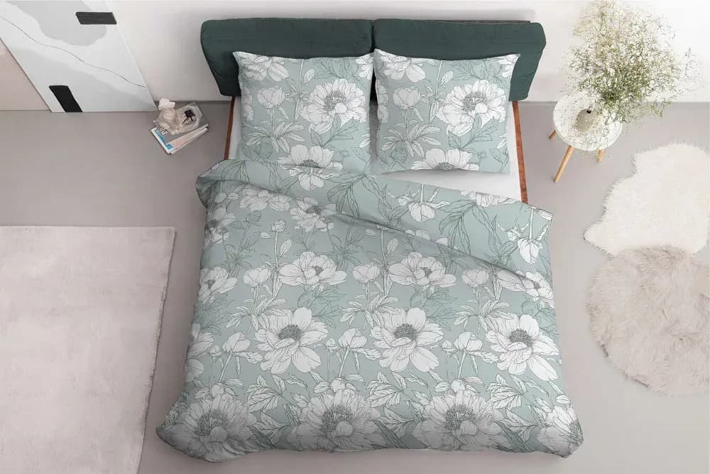 Parure de lit 180x200 housse + 2 Taies 70x80