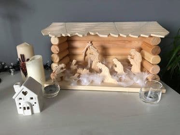 Crèche en bois