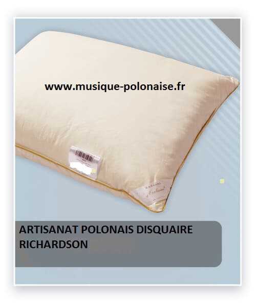 OREILLER en plume et duvet d'oie ferme 70X80