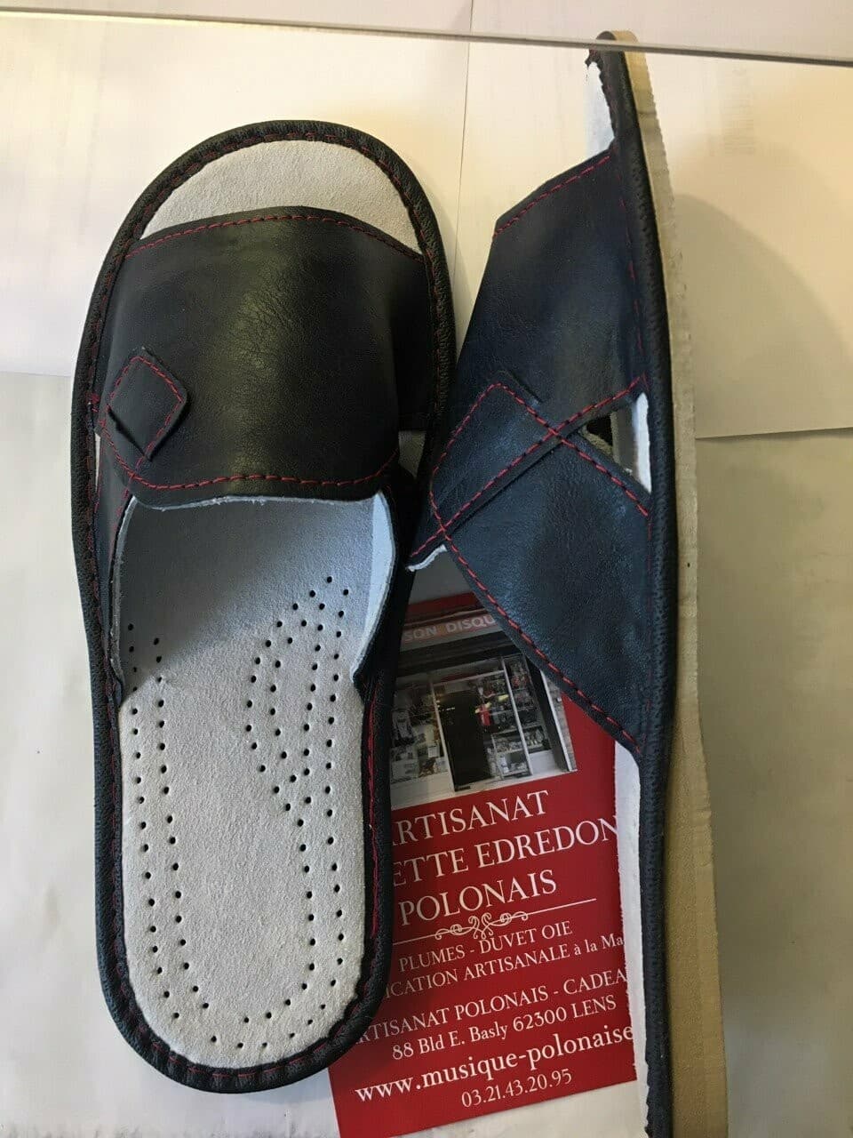 PANTOUFLES HOMME nus pieds MARINE