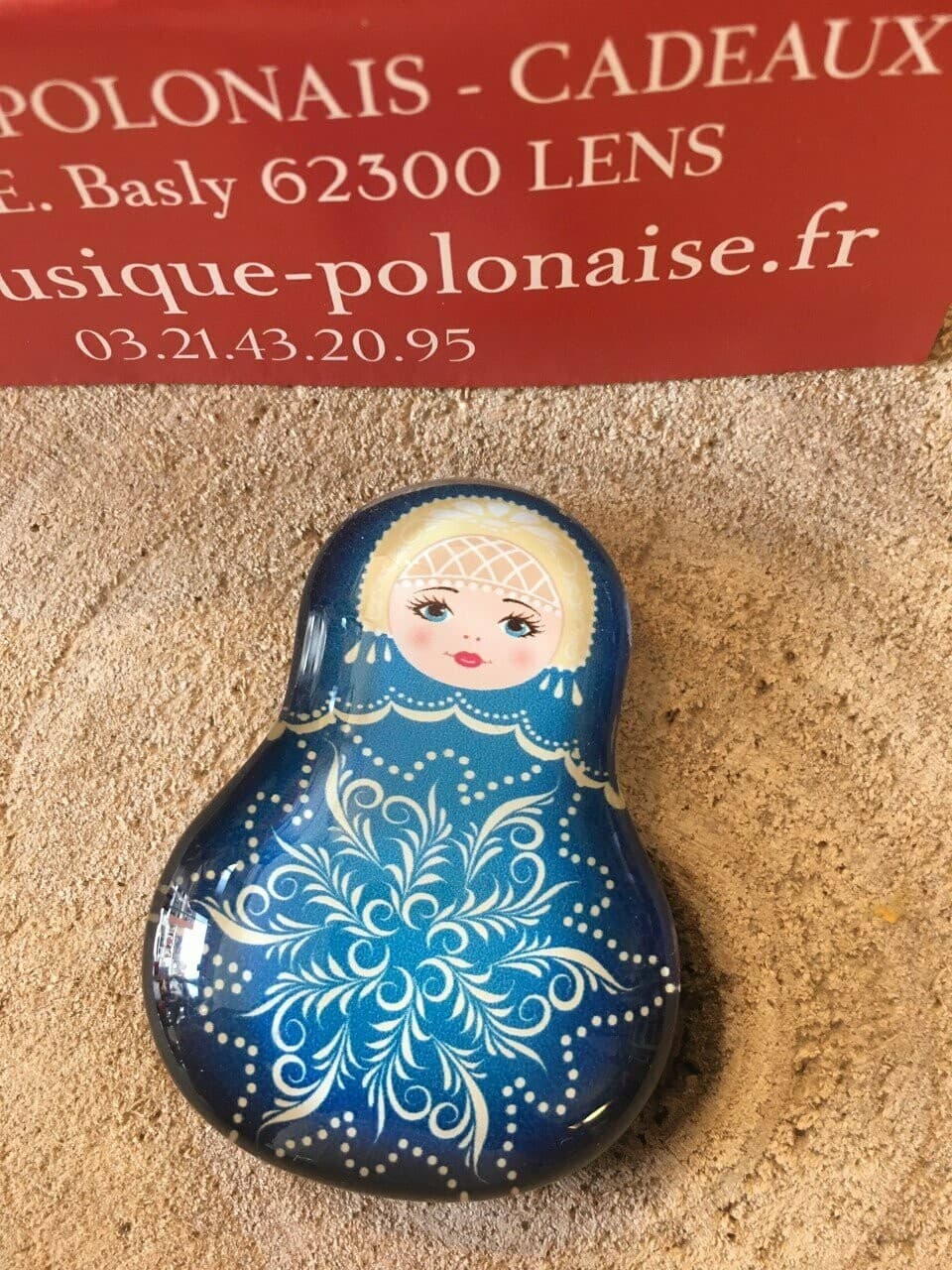 MAGNET MATRIOSZKA en verre