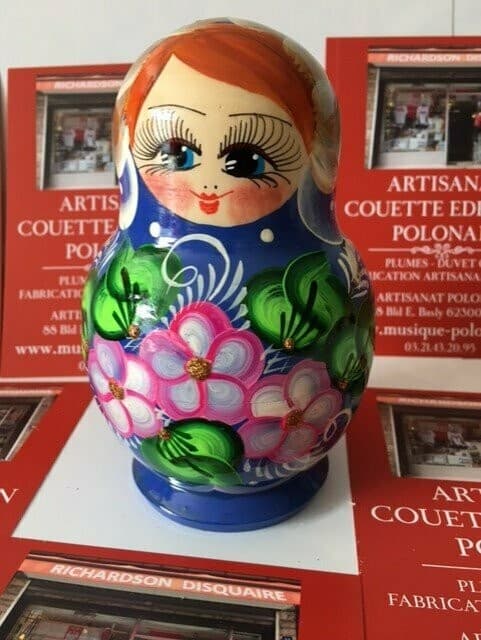 MATRIOSZKA MATRIOCHKA BOULE poupée gigogne 5 pièces BABOUSZKA